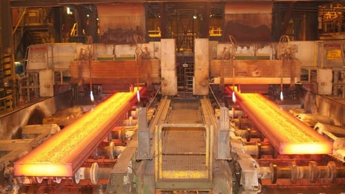 Gieten en walsen van staal